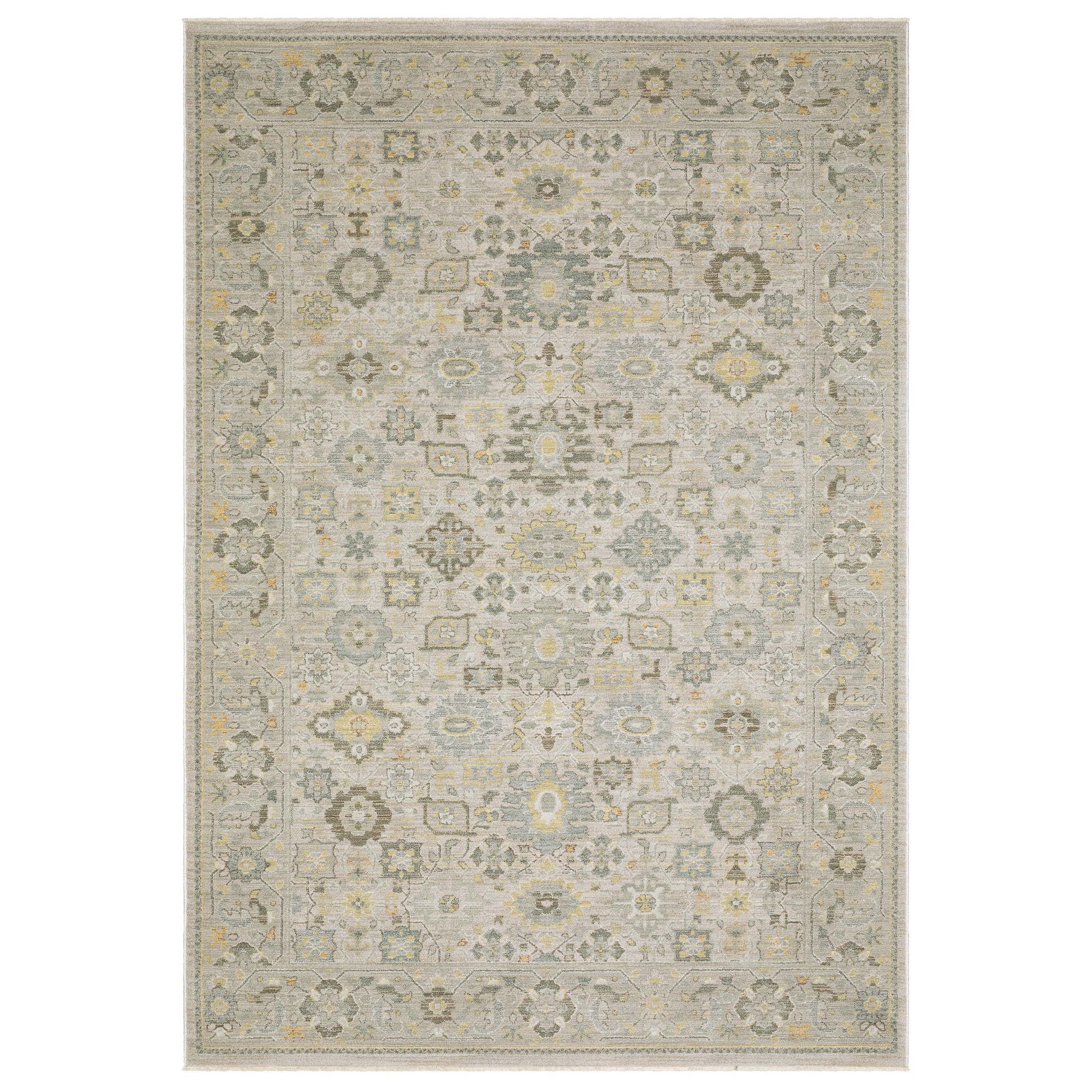 Keaton KEA06 Beige Floral Rug