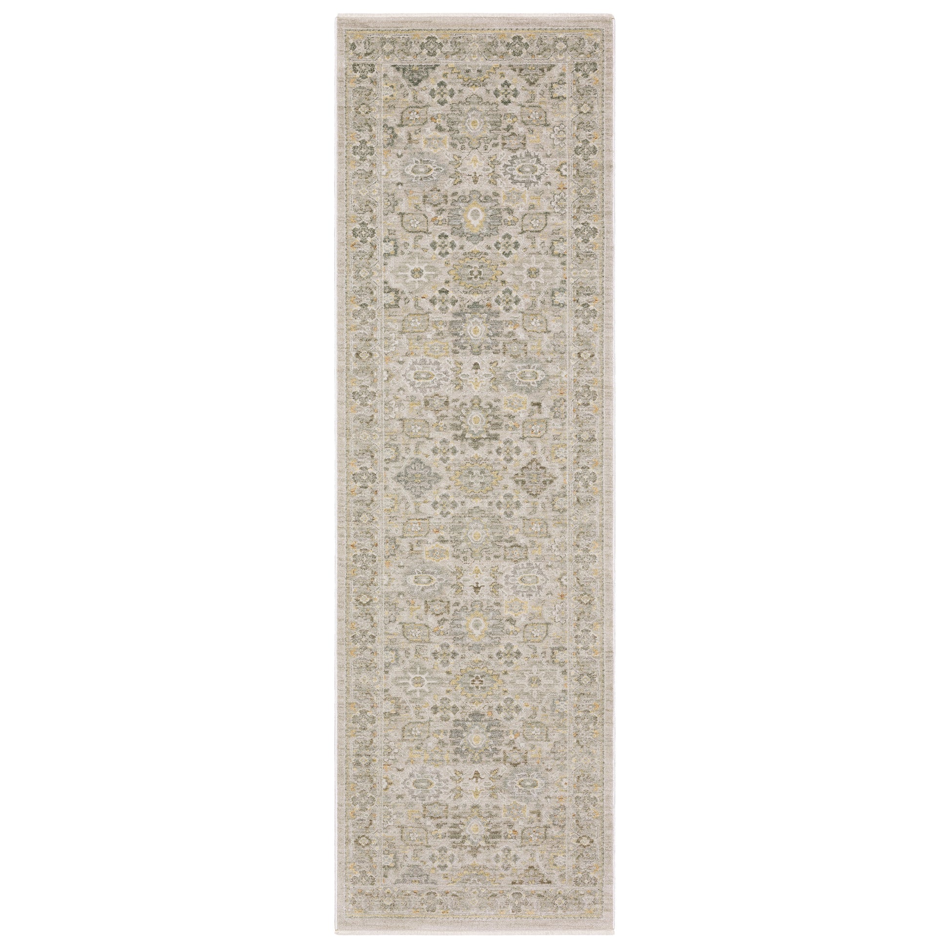 Keaton Kea06 Beige/ Blue Floral Oriental Rug