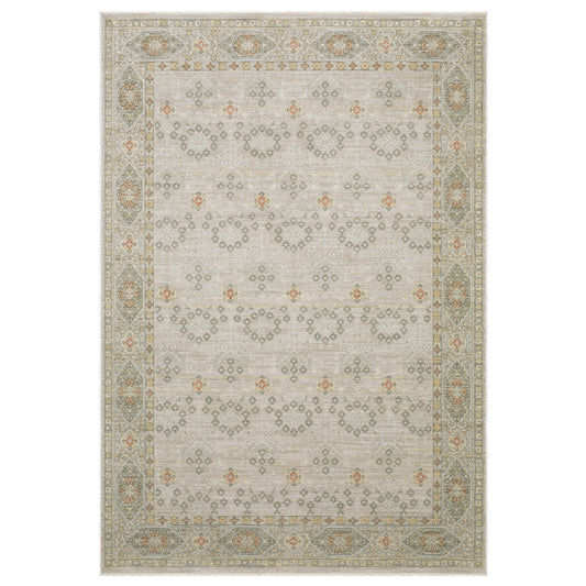 Keaton KEA09 Beige Floral Rug
