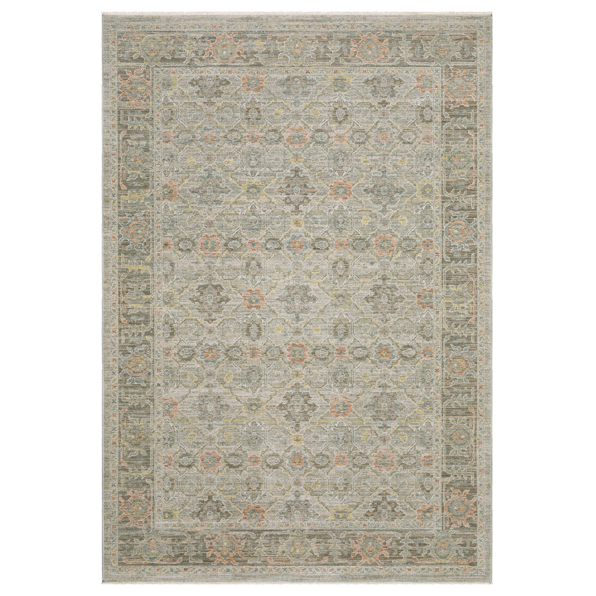 Keaton KEA10 Beige Floral Rug