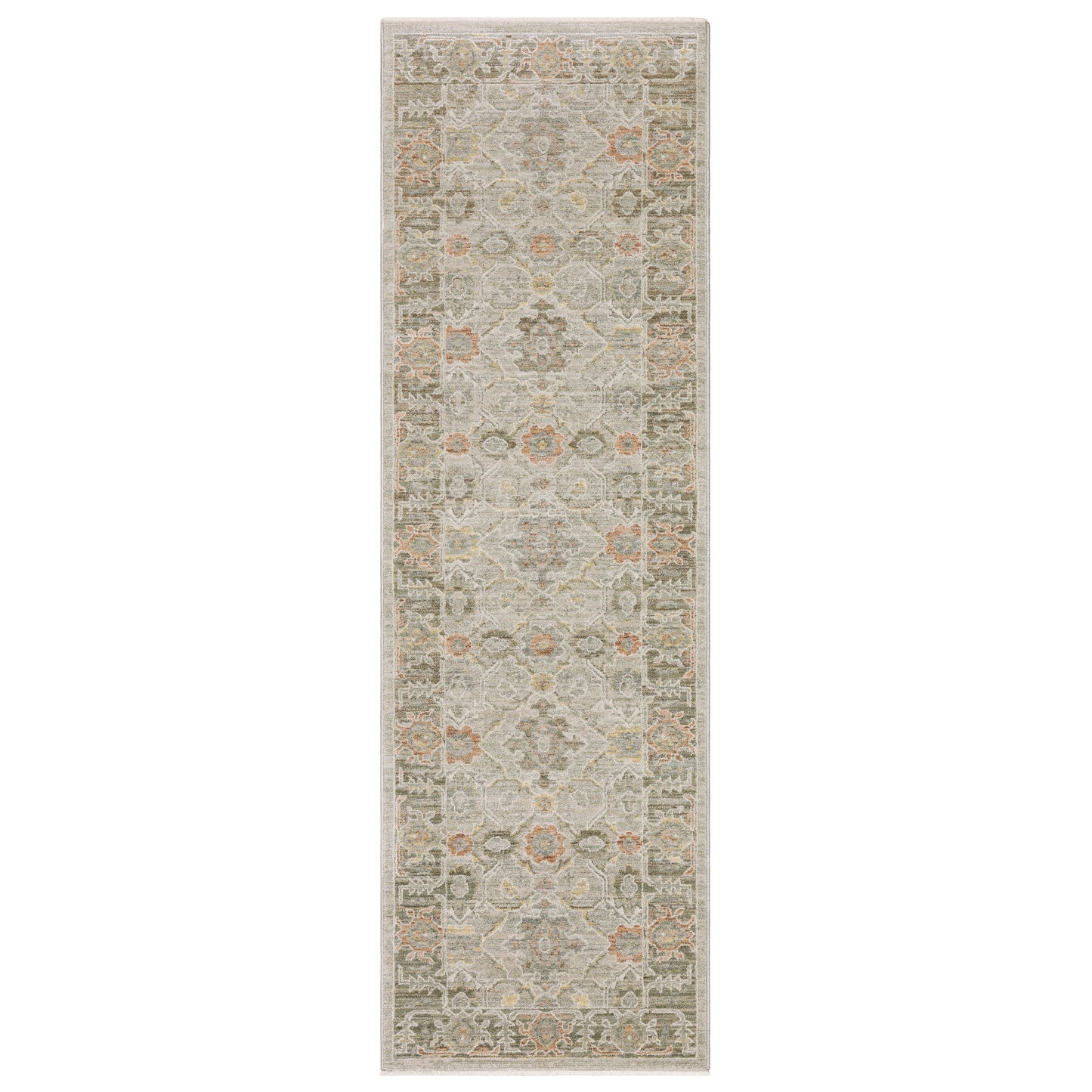 Keaton Kea10 Beige/ Multi Floral Oriental Rug