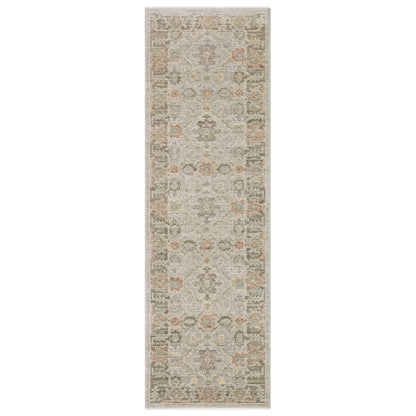 Keaton Kea10 Beige/ Multi Floral Oriental Rug