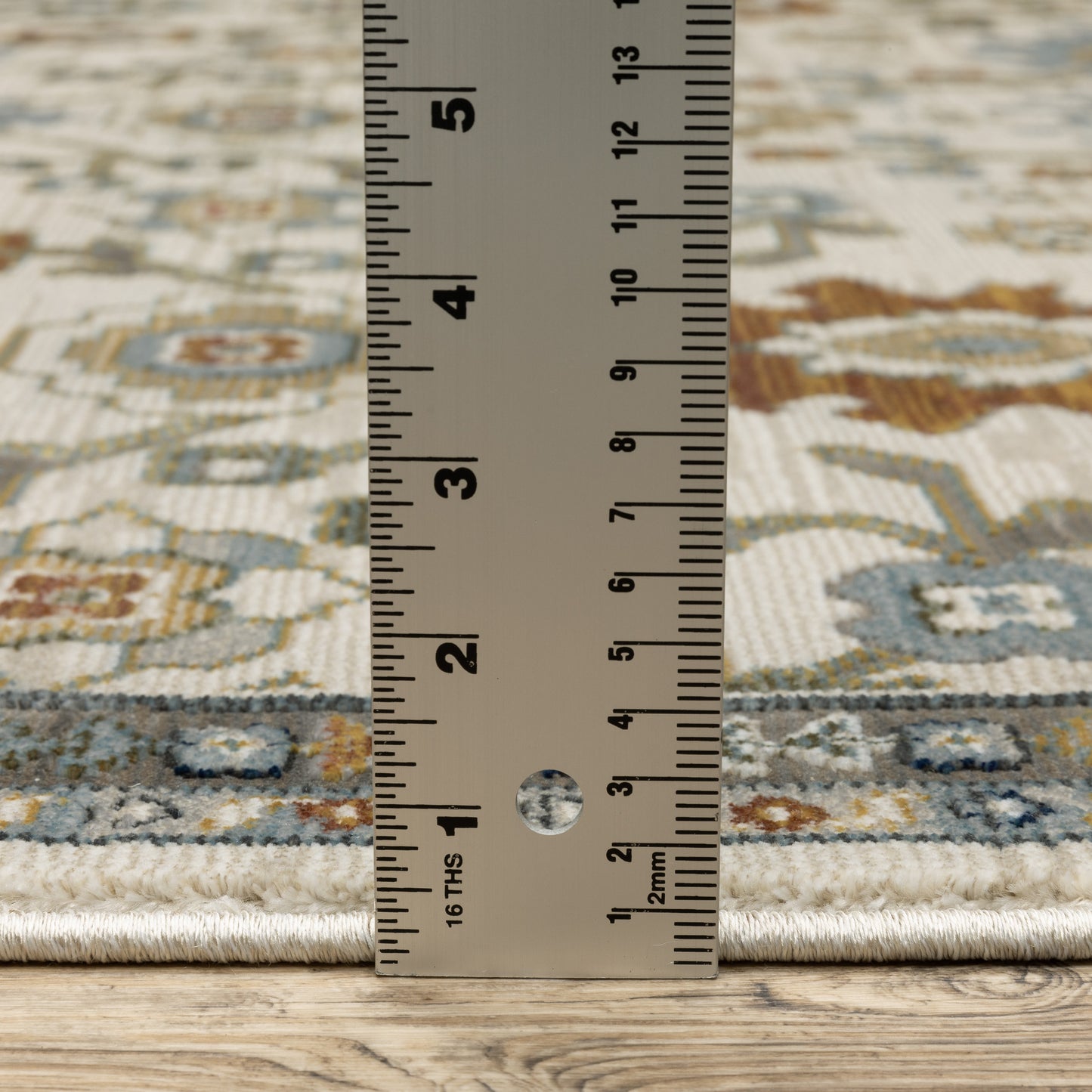 Keira Floral Ivory/ Multi Oriental Cut Pile Rug