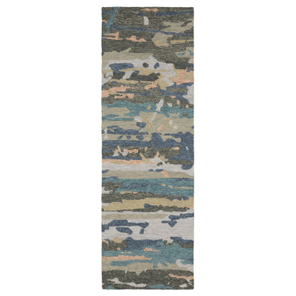 Kipton KIP01 Grey Abstract Rug