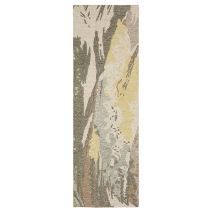 Kipton KIP02 Beige Abstract Rug