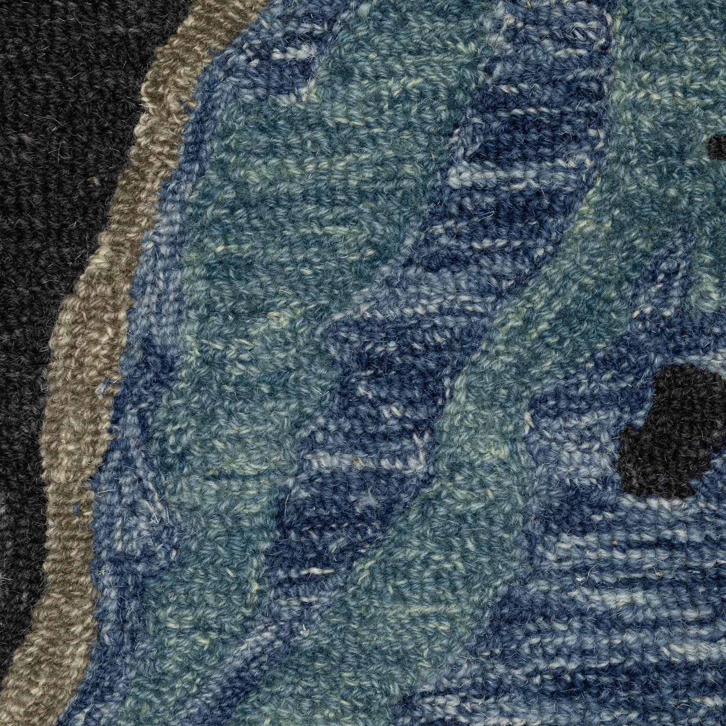 Kipton KIP03 Blue Abstract Rug