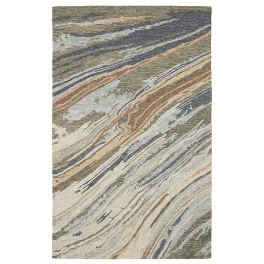 Kipton KIP04 Grey Abstract Rug