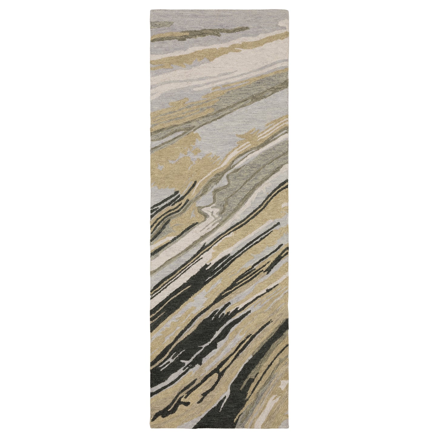 Kipton KIP05 Grey Abstract Rug
