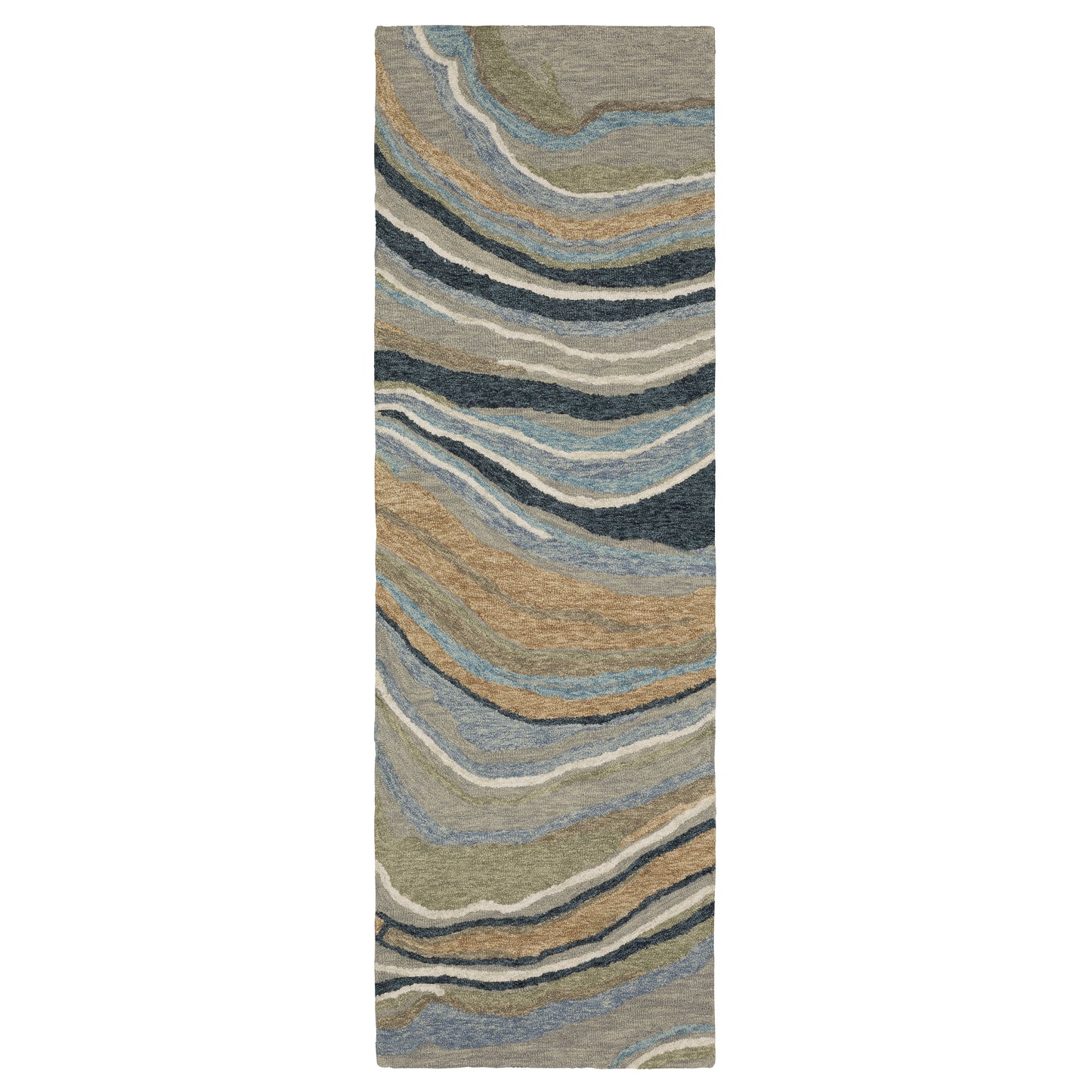 Kipton KIP07 Grey Abstract Rug