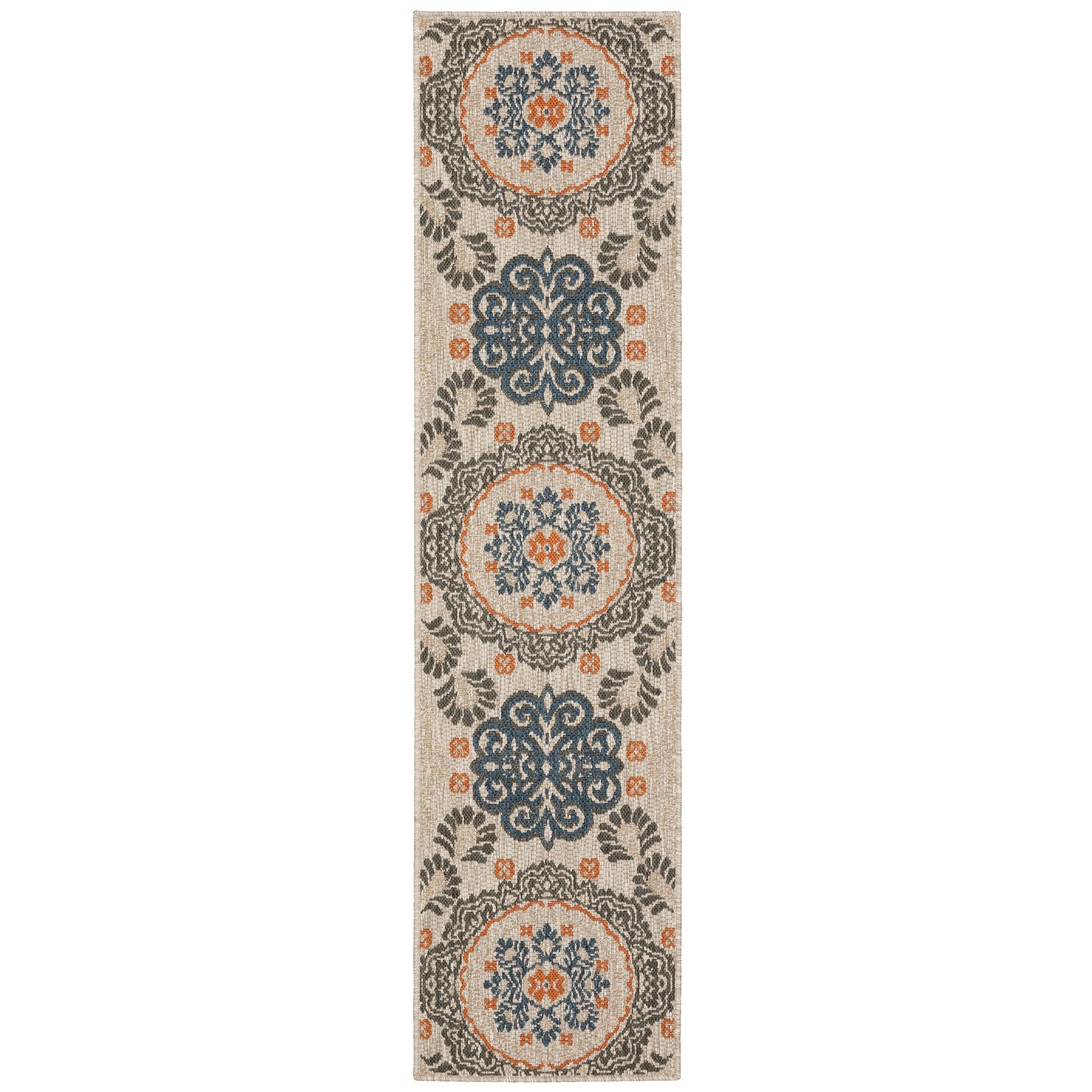 Latitude 1903W Grey Outdoor Rug