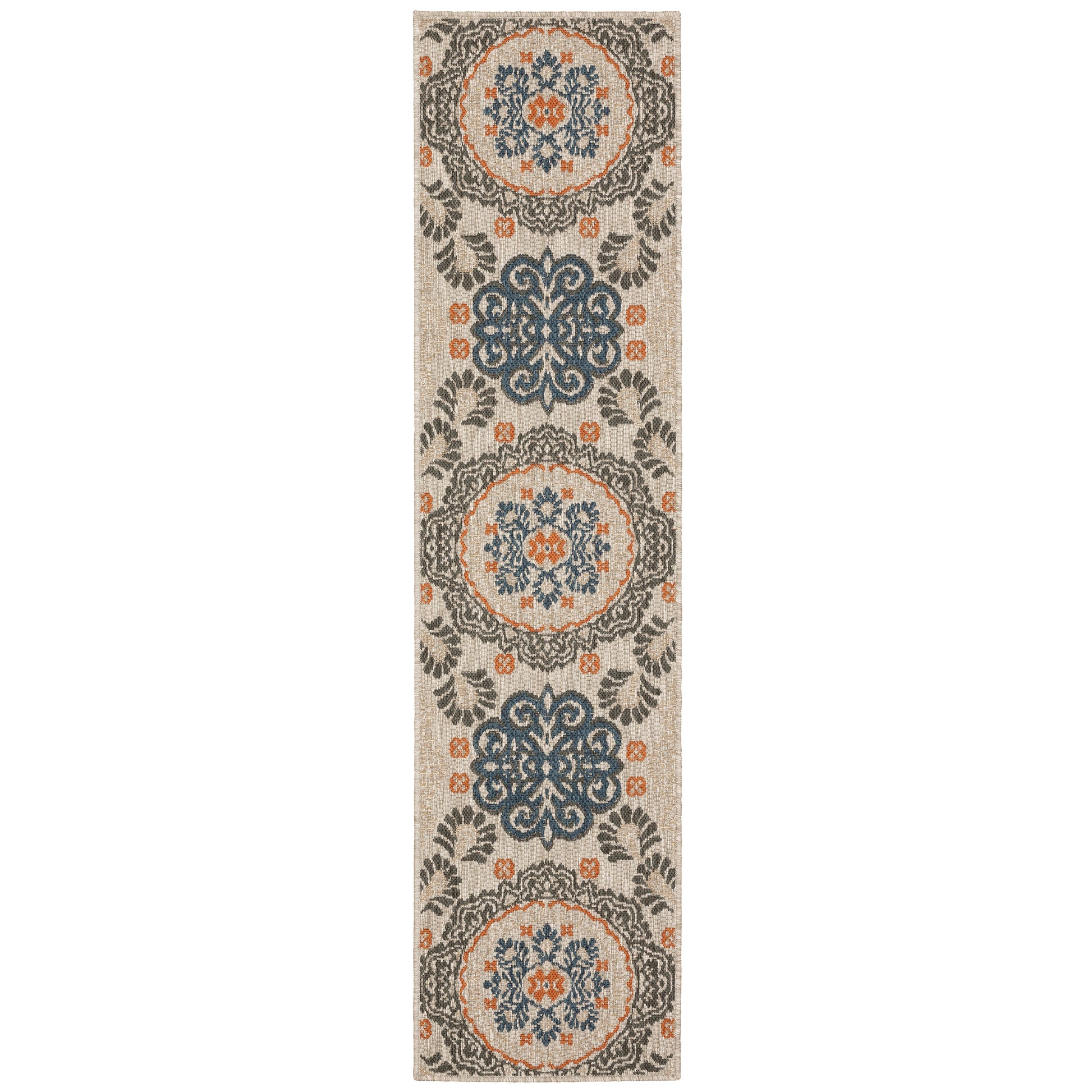 Latitude 1903W Grey Outdoor Rug