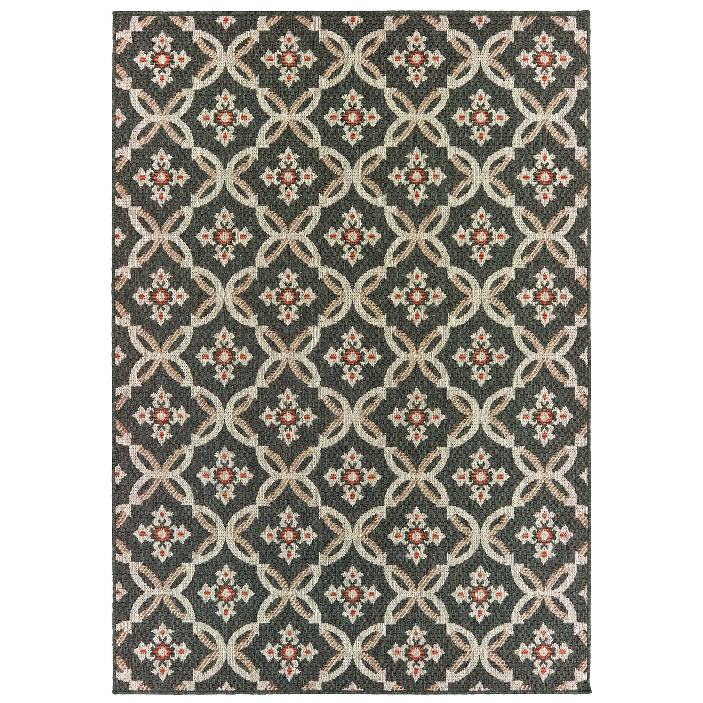 Latitude 1904K Grey Outdoor Rug