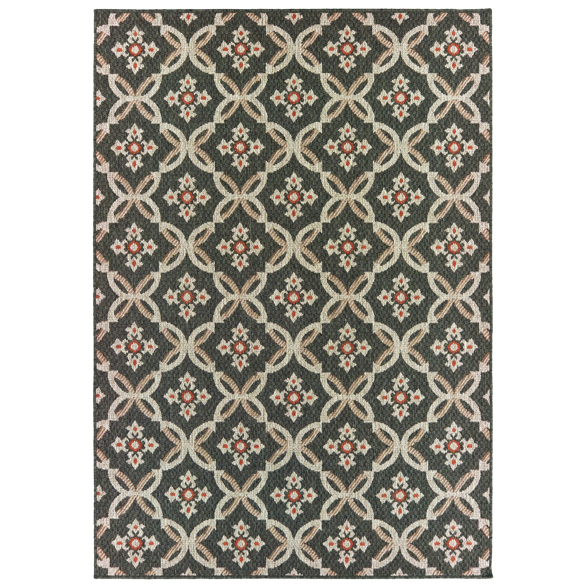 Latitude 1904K Grey Outdoor Rug