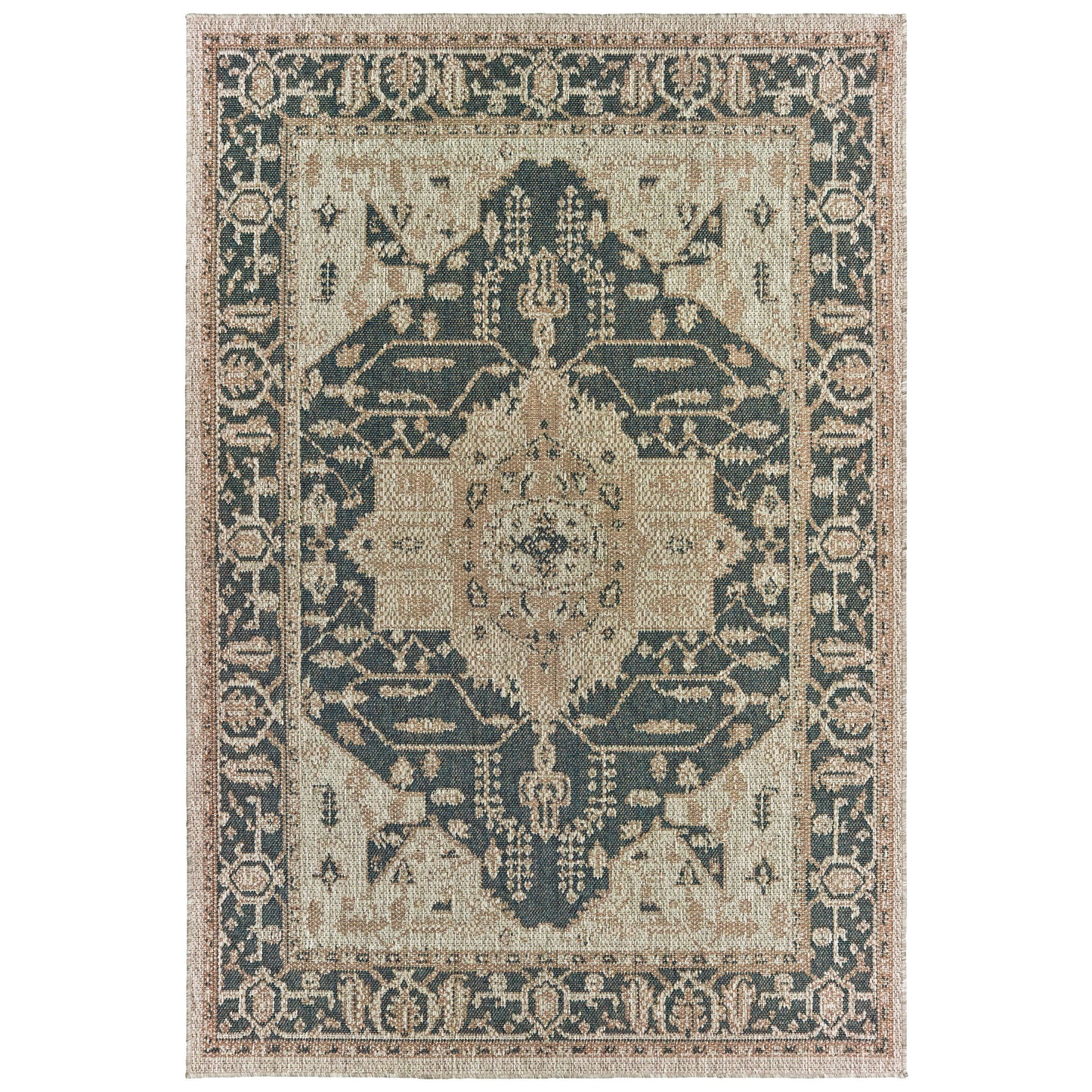 Latitude 001J3 Grey Outdoor Rug