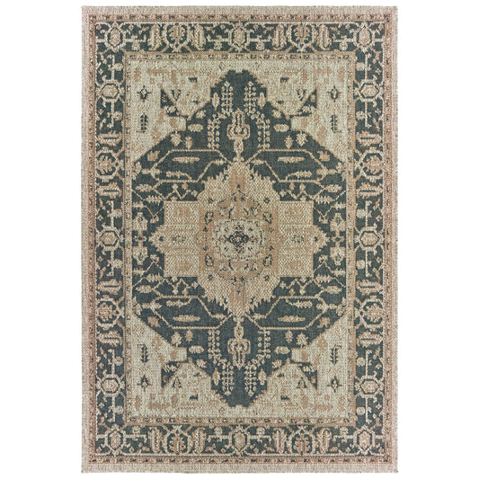 Latitude 001J3 Grey Outdoor Rug