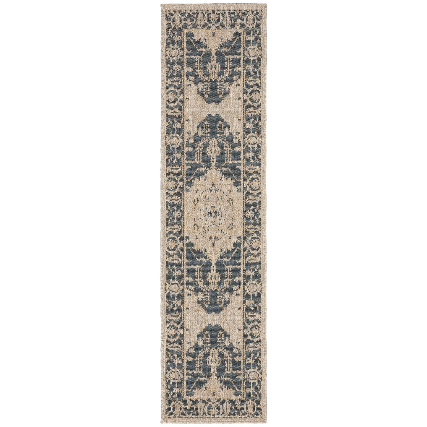 Latitude 001J3 Grey Outdoor Rug