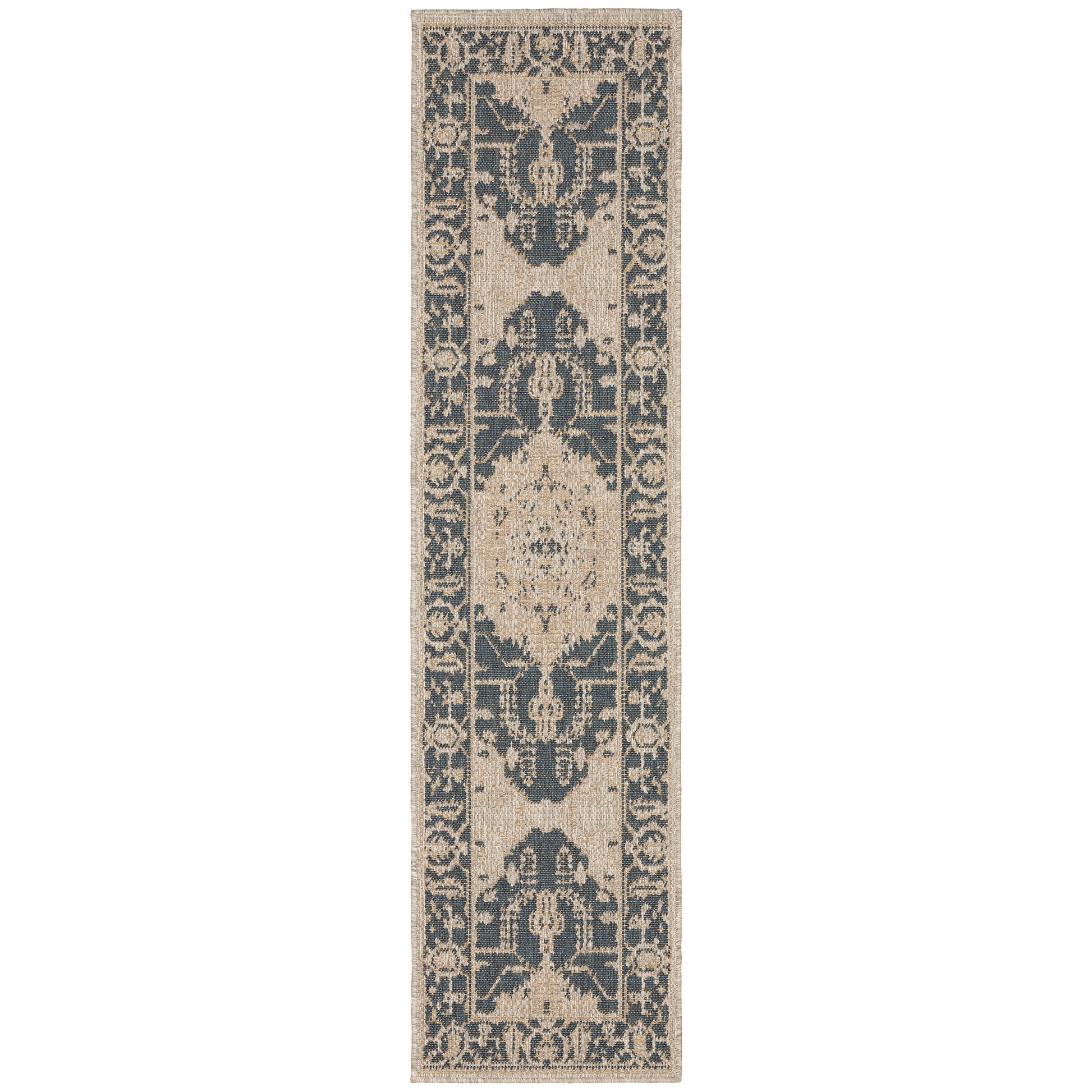 Latitude 001J3 Grey Outdoor Rug