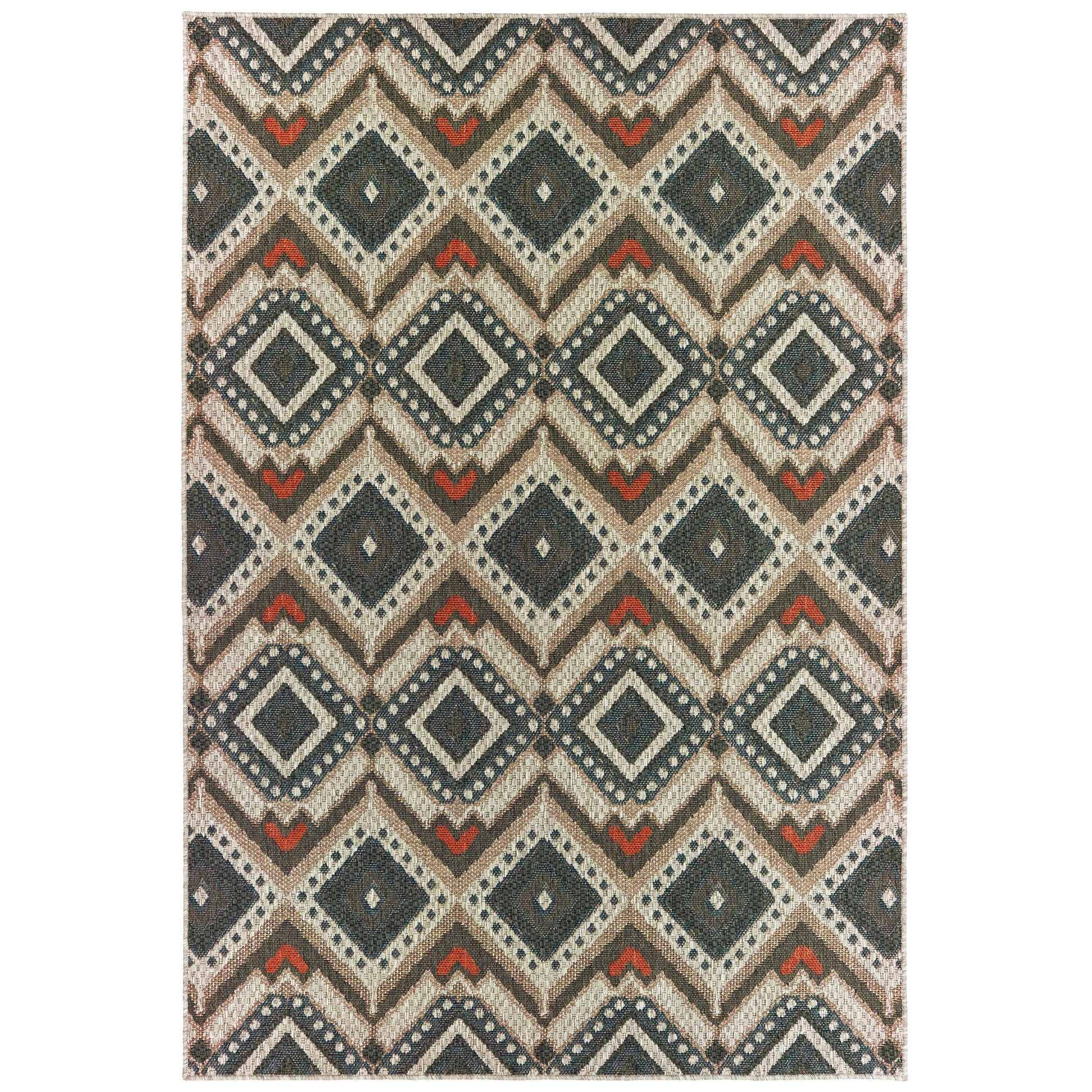 Latitude 002X3 Grey Outdoor Rug