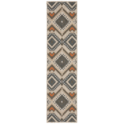 Latitude 002X3 Grey Outdoor Rug