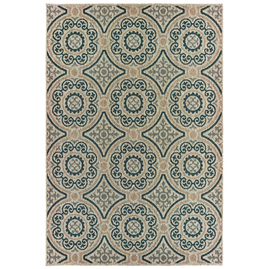 Latitude 609X3 Grey Outdoor Rug