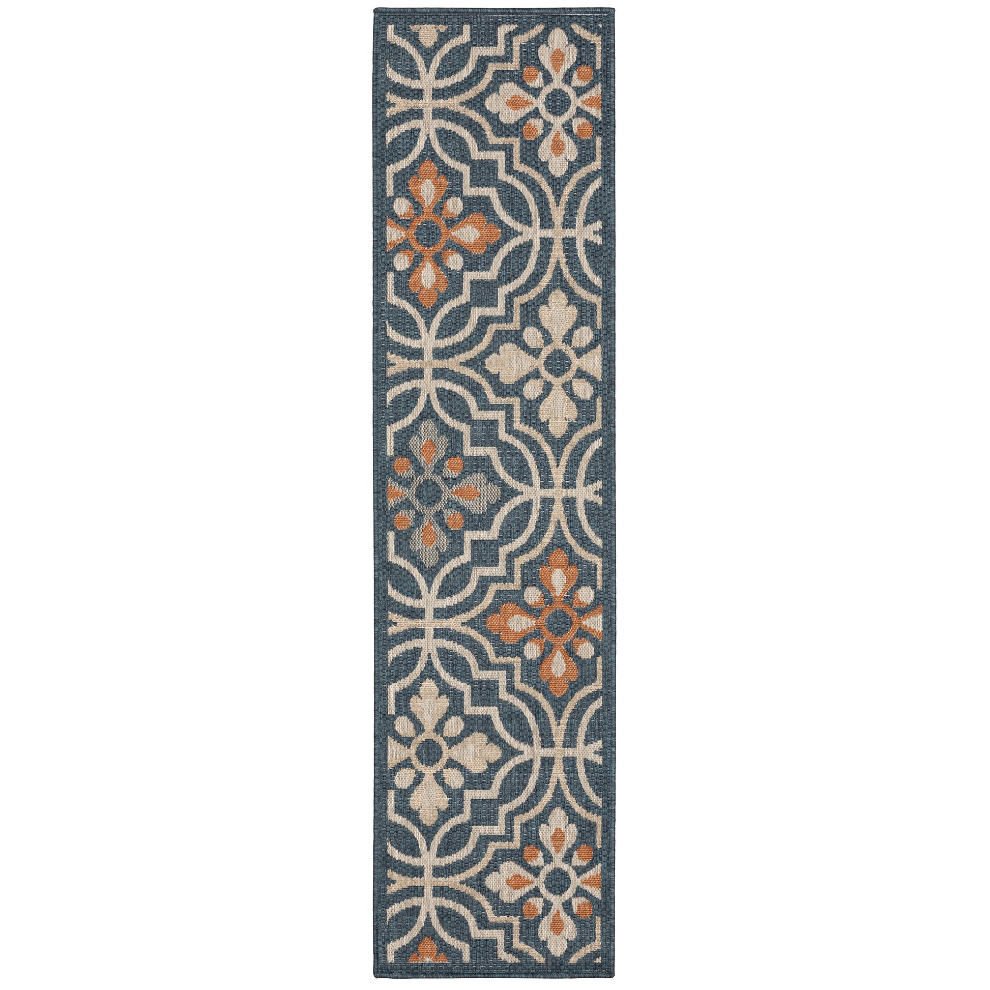 Latitude 709B3 Blue Outdoor Rug