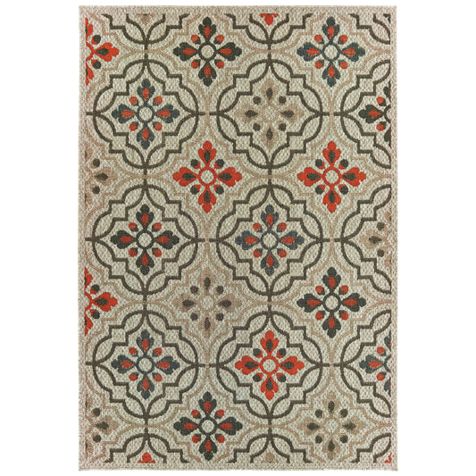 Latitude 709Y3 Grey Outdoor Rug