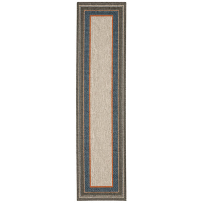Latitude 8021L Grey Outdoor Rug