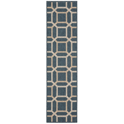 Latitude 806B3 Blue Outdoor Rug