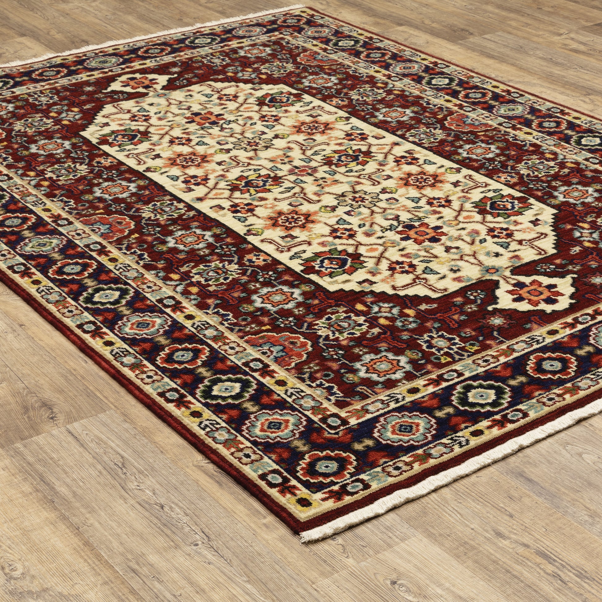 Lilihan 1802W Red Oriental Rug