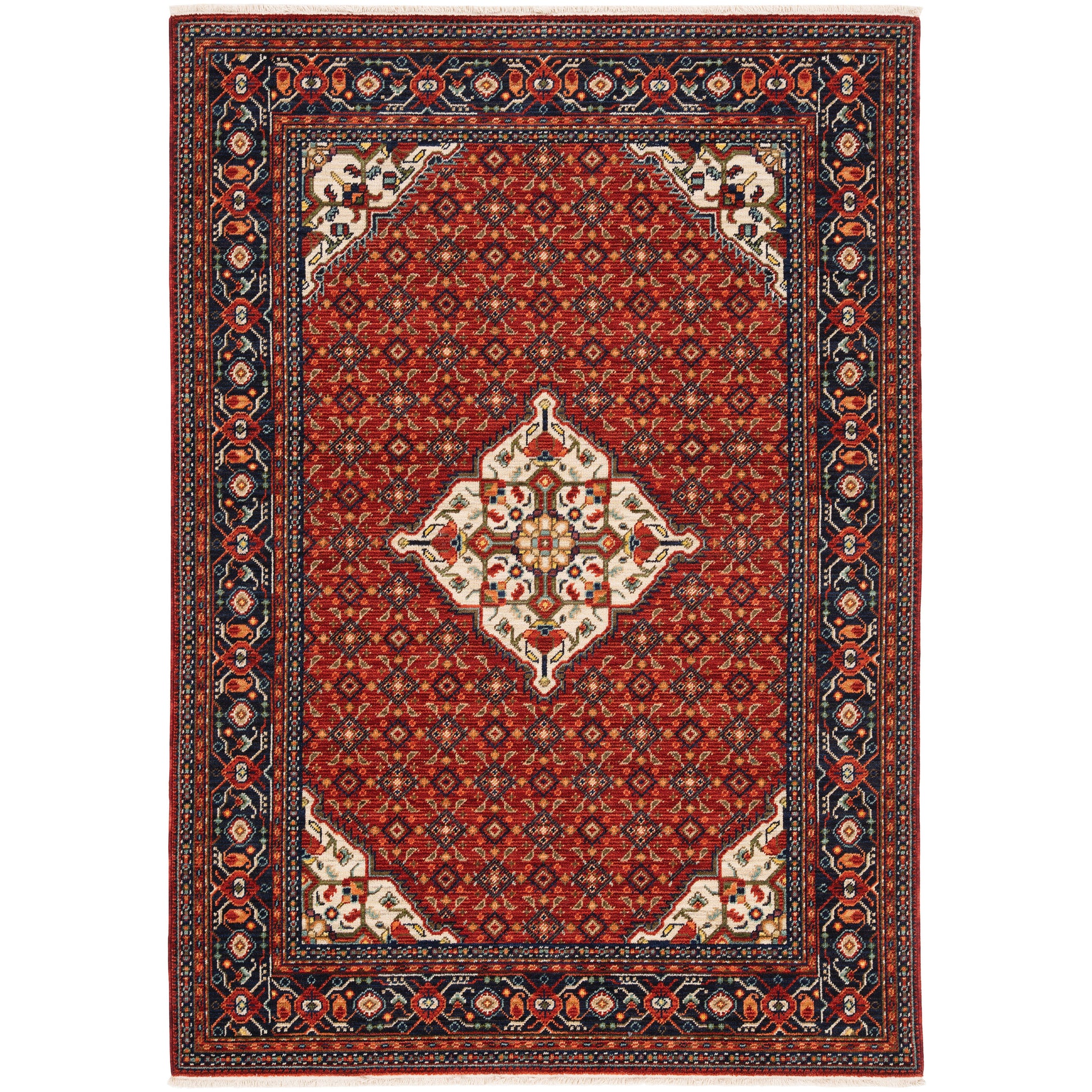 Lilihan 001C6 Red Medallion Rug