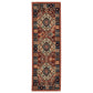 Lilihan 2061V Red Medallion Rug