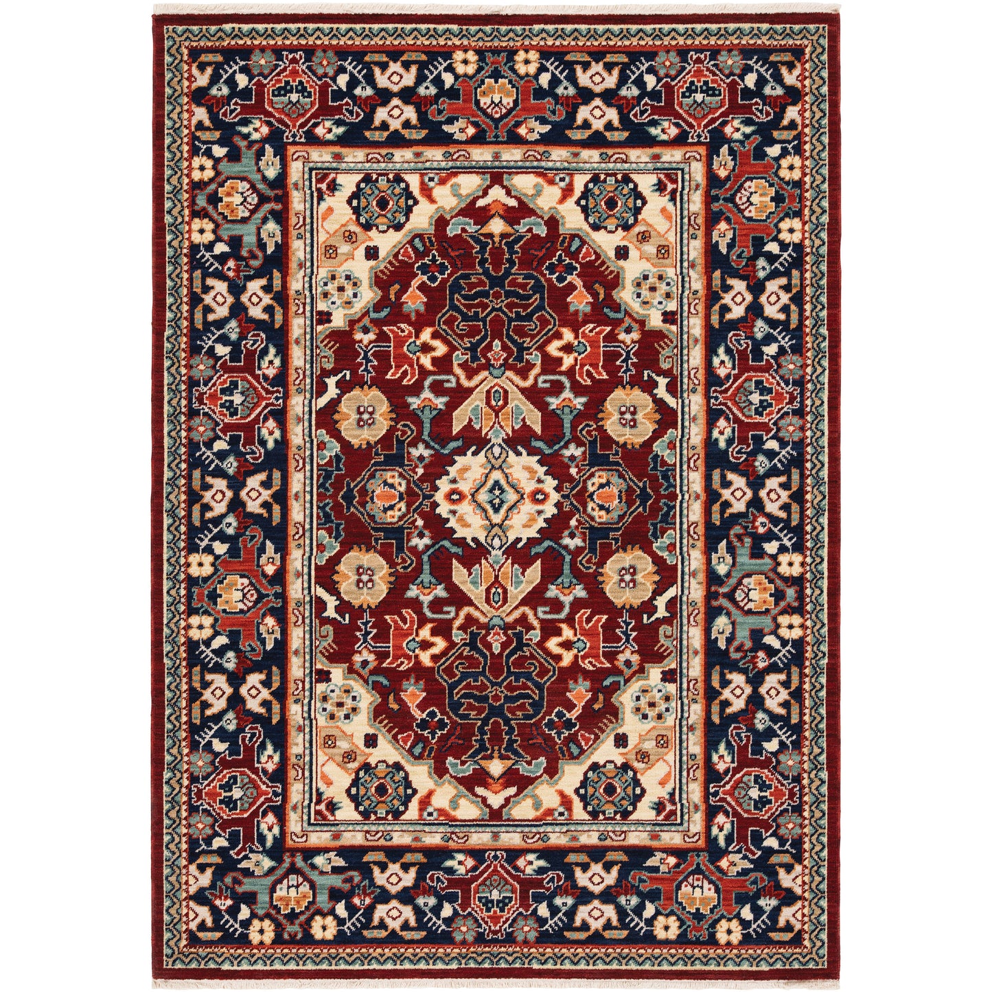 Lilihan 2062R Red Oriental Rug