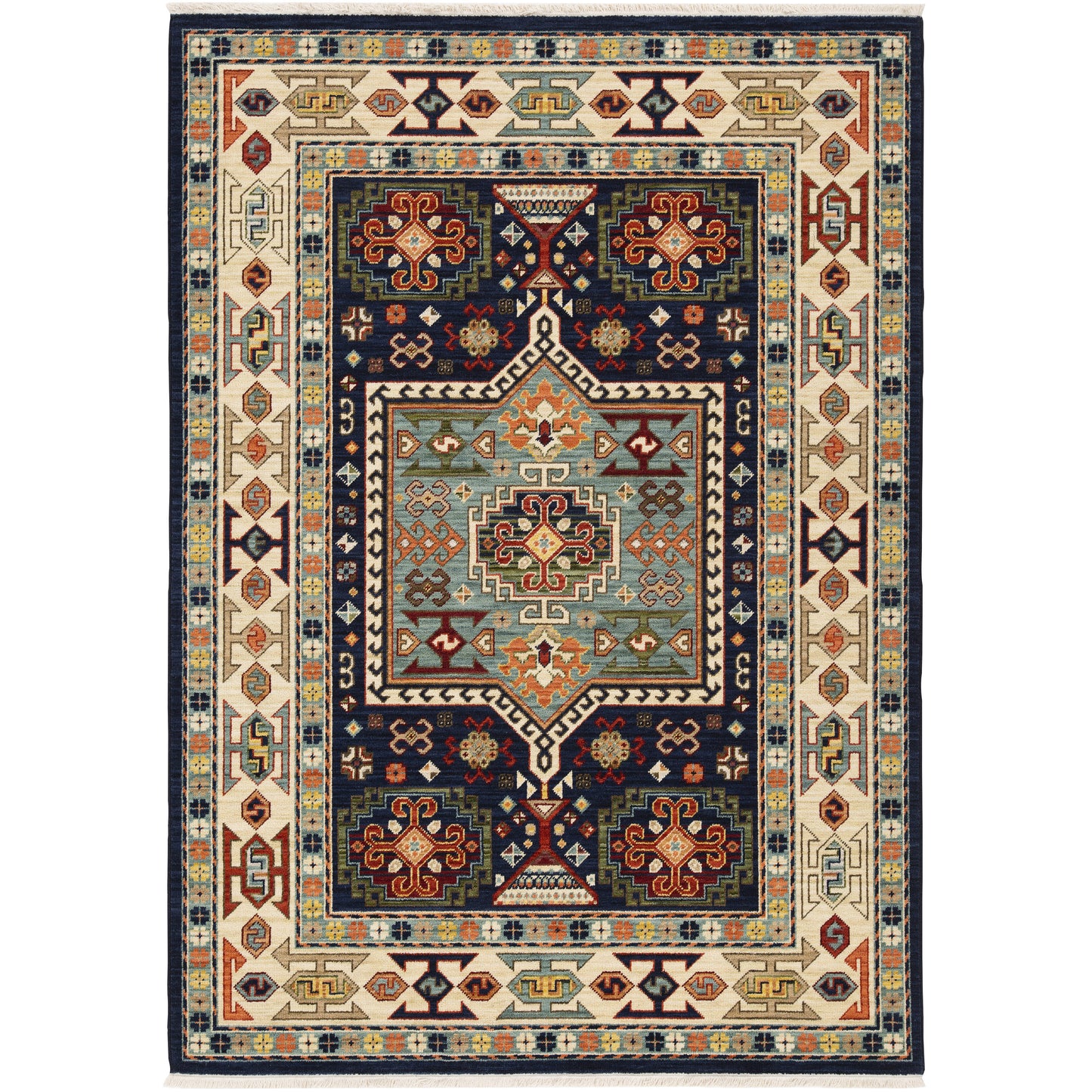 Lilihan 041H6 Blue Medallion Rug