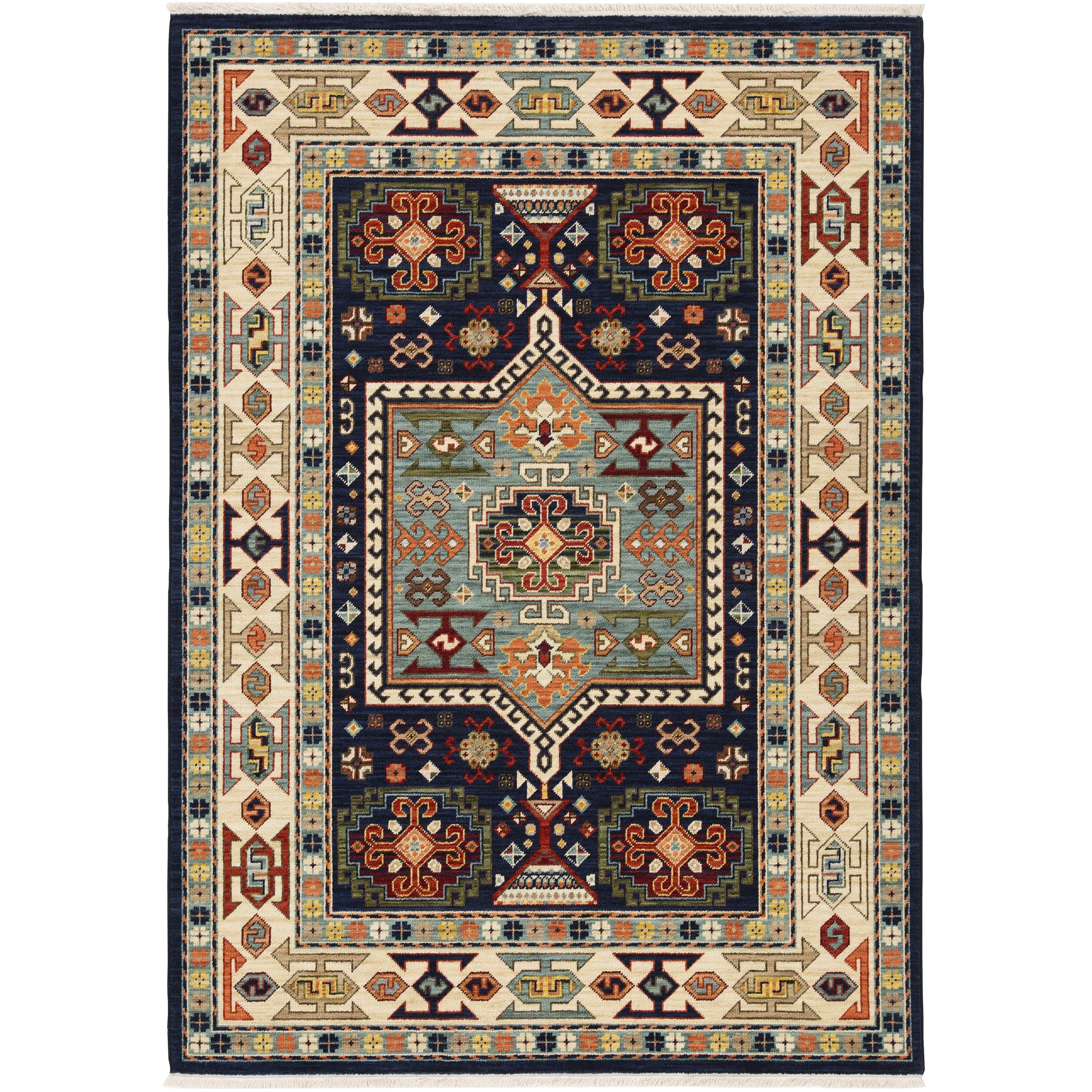 Lilihan 041H6 Blue Medallion Rug