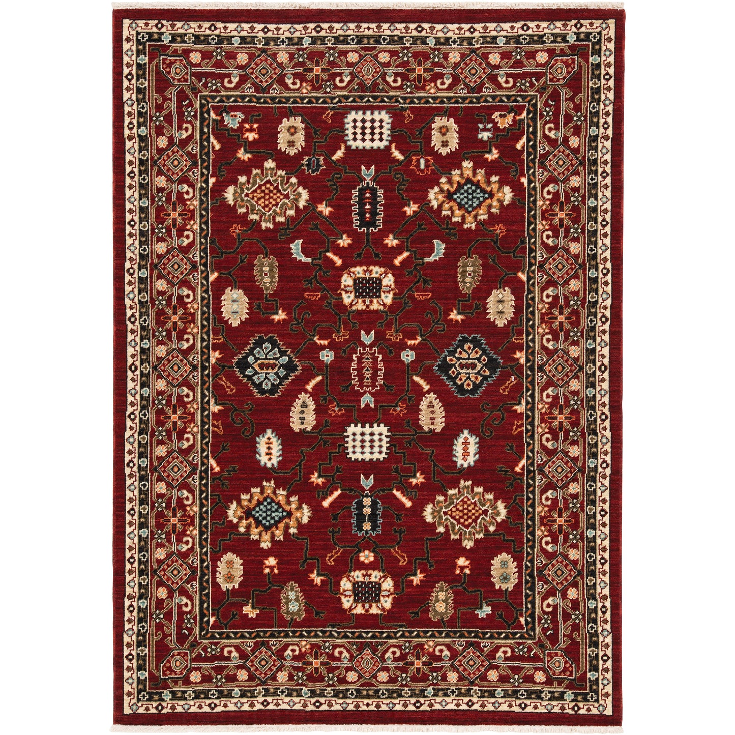 Lilihan 043S6 Red Oriental Rug