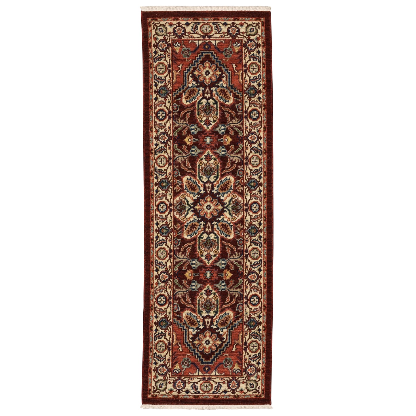 Lilihan 5502C Red Medallion Rug