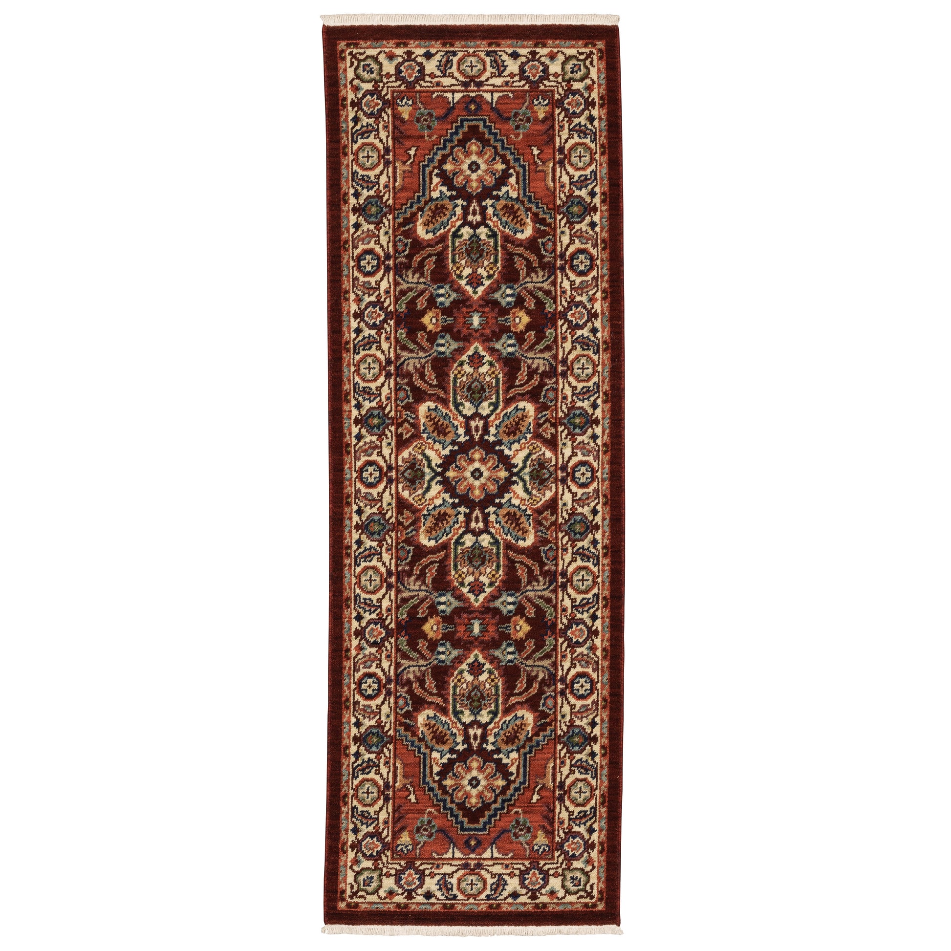 Lilihan 5502C Red Medallion Rug