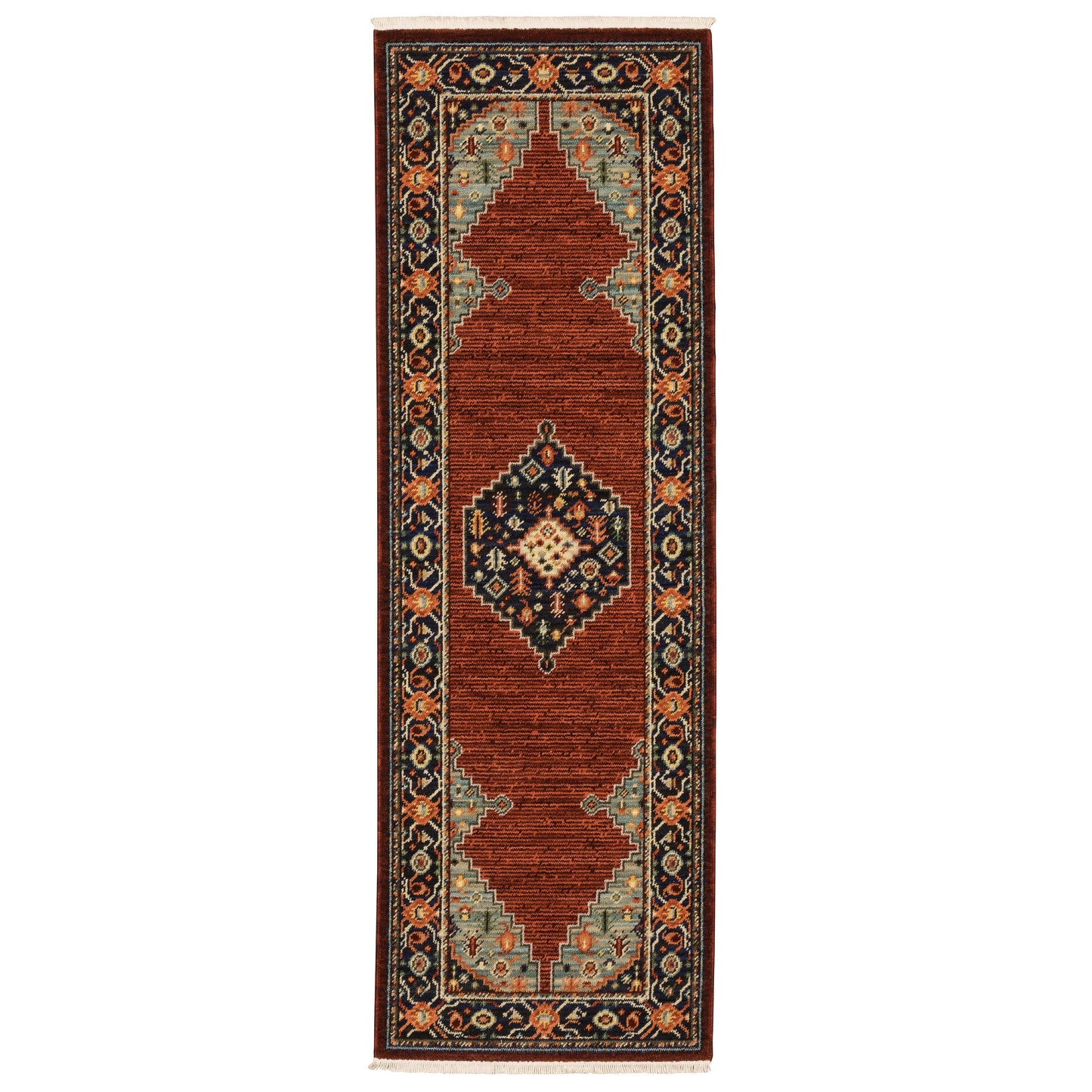 Lilihan 5503M Red Medallion Rug