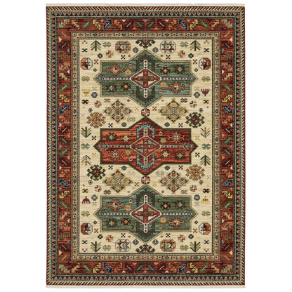 Lilihan 8022R Red Medallion Rug