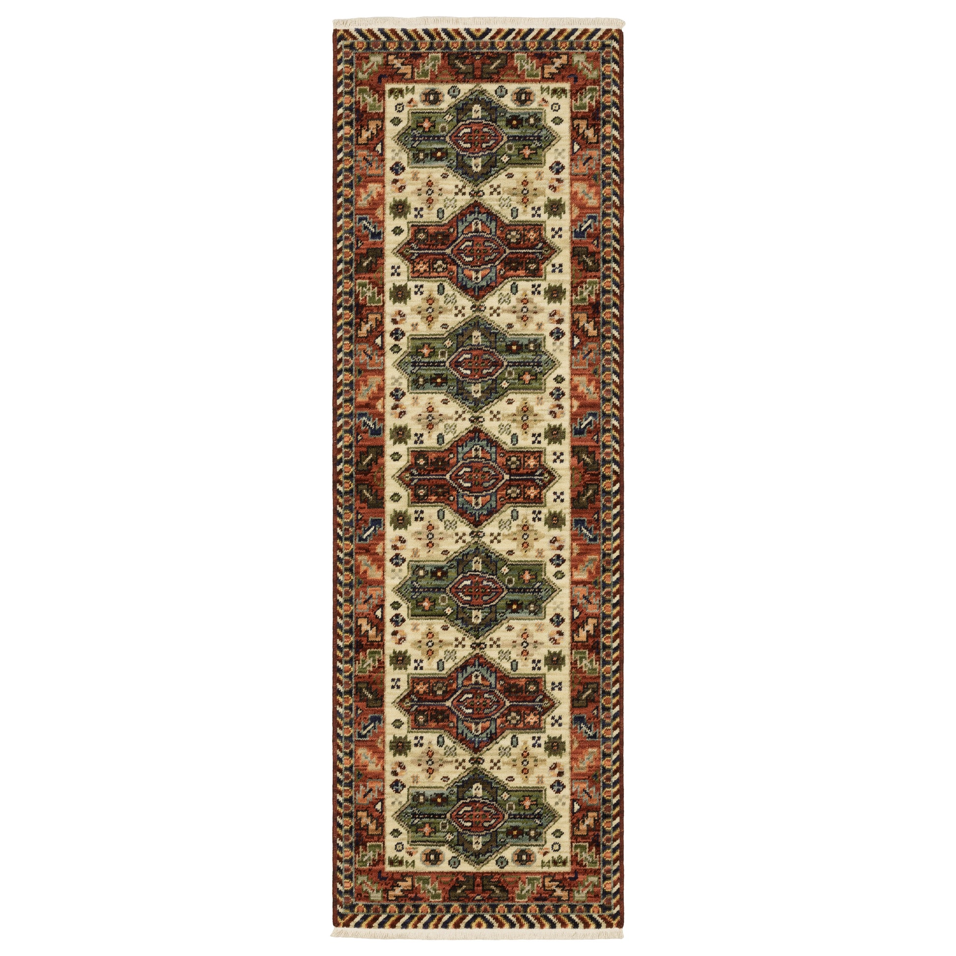 Lilihan 8022R Red Medallion Rug