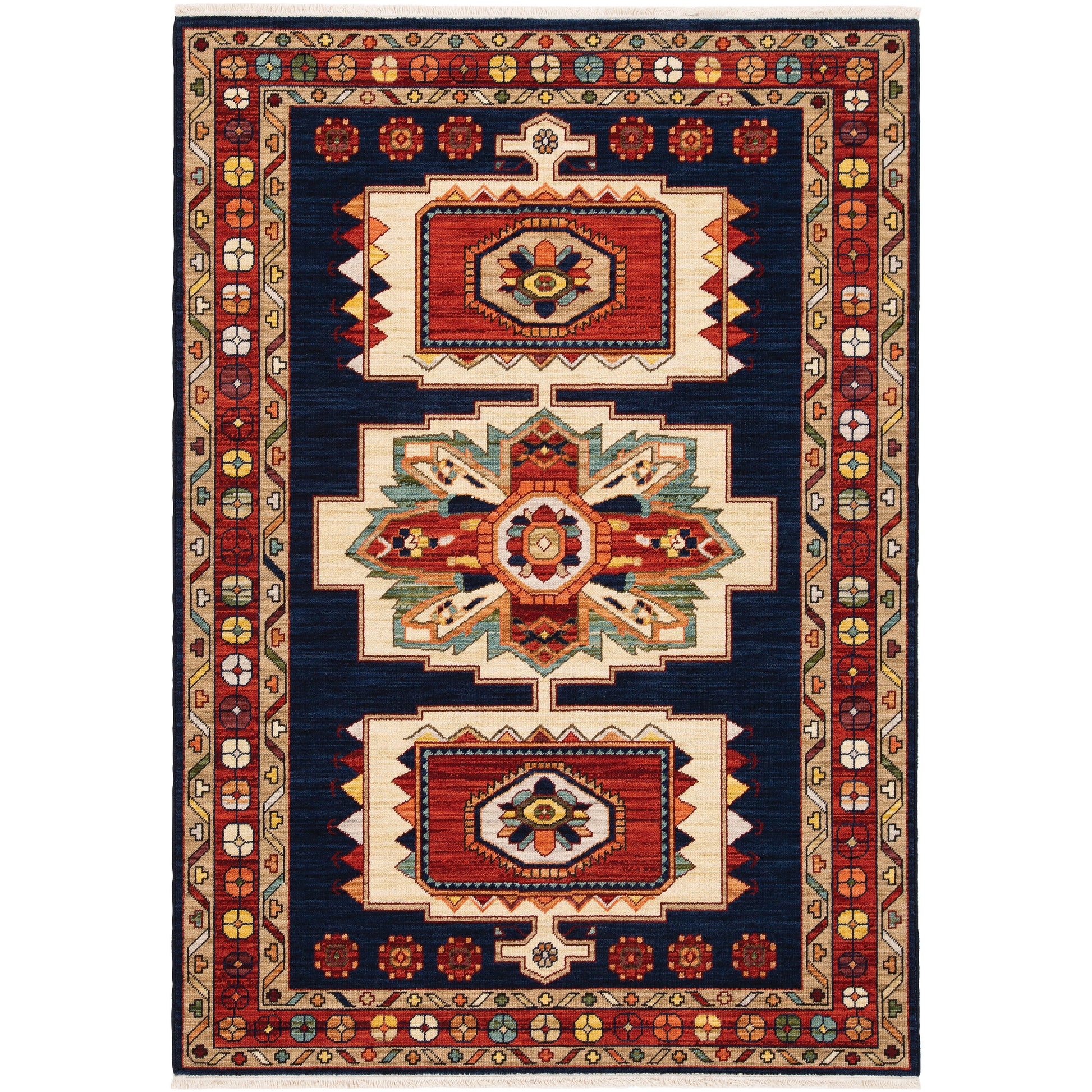 Lilihan 090B6 Blue Oriental Rug