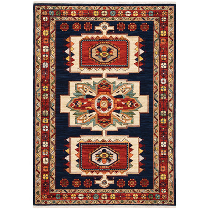 Lilihan 090B6 Blue Oriental Rug