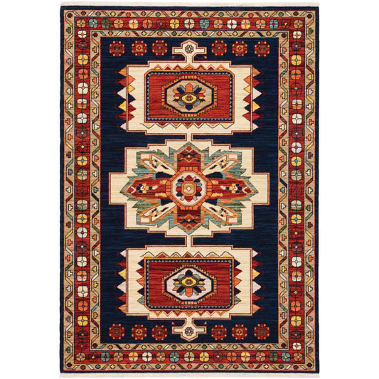 Lilihan 090B6 Blue Oriental Rug