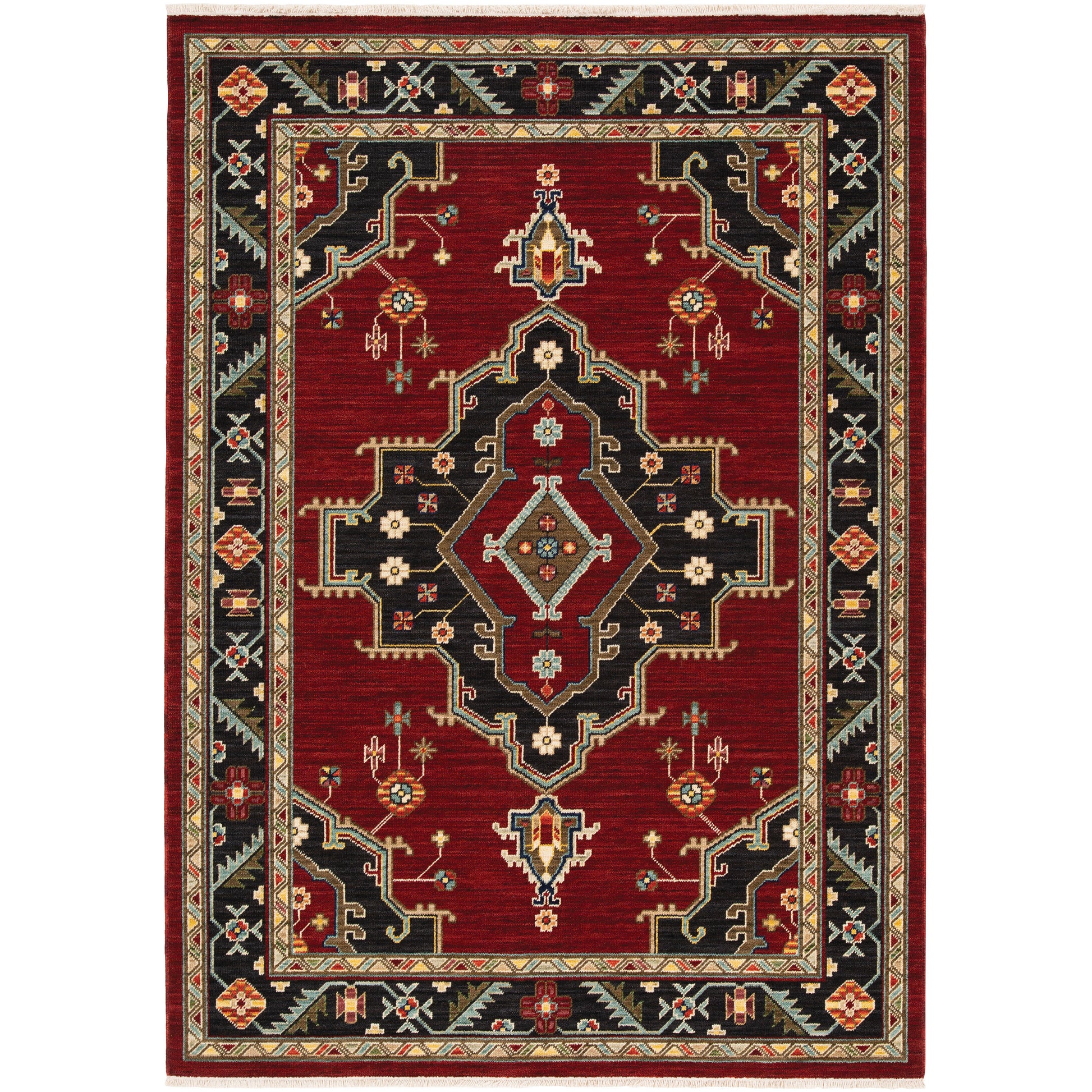 Lilihan 092R6 Red Medallion Rug