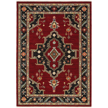 Lilihan 092R6 Red Medallion Rug