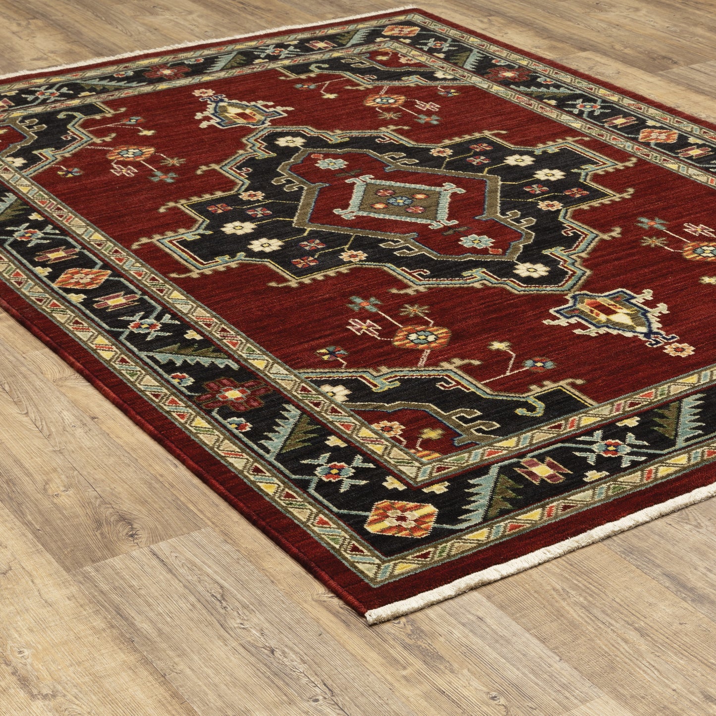 Lilihan 092R6 Red Medallion Rug