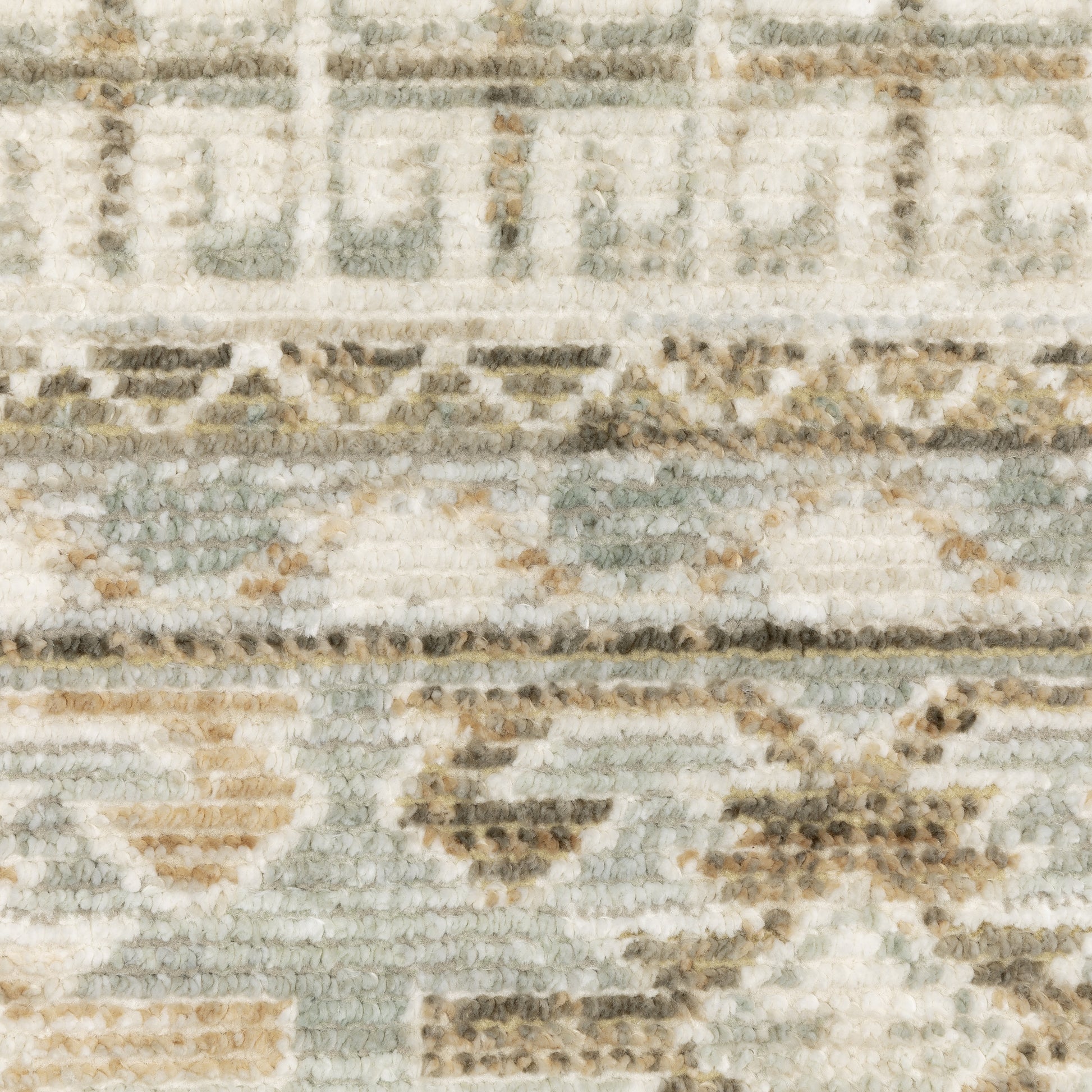 Lola Medallion Blue/ Beige Oriental Cut Pile Rug