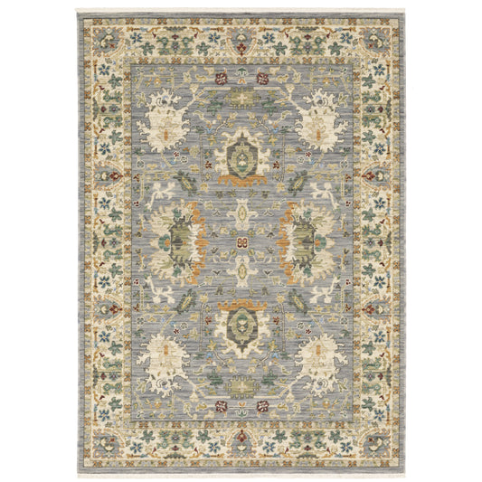 Lucca 2063L Blue Oriental Rug