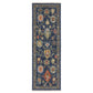 Lucca 2863B Blue Floral Rug