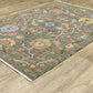 Lucca 5506K Grey Oriental Rug